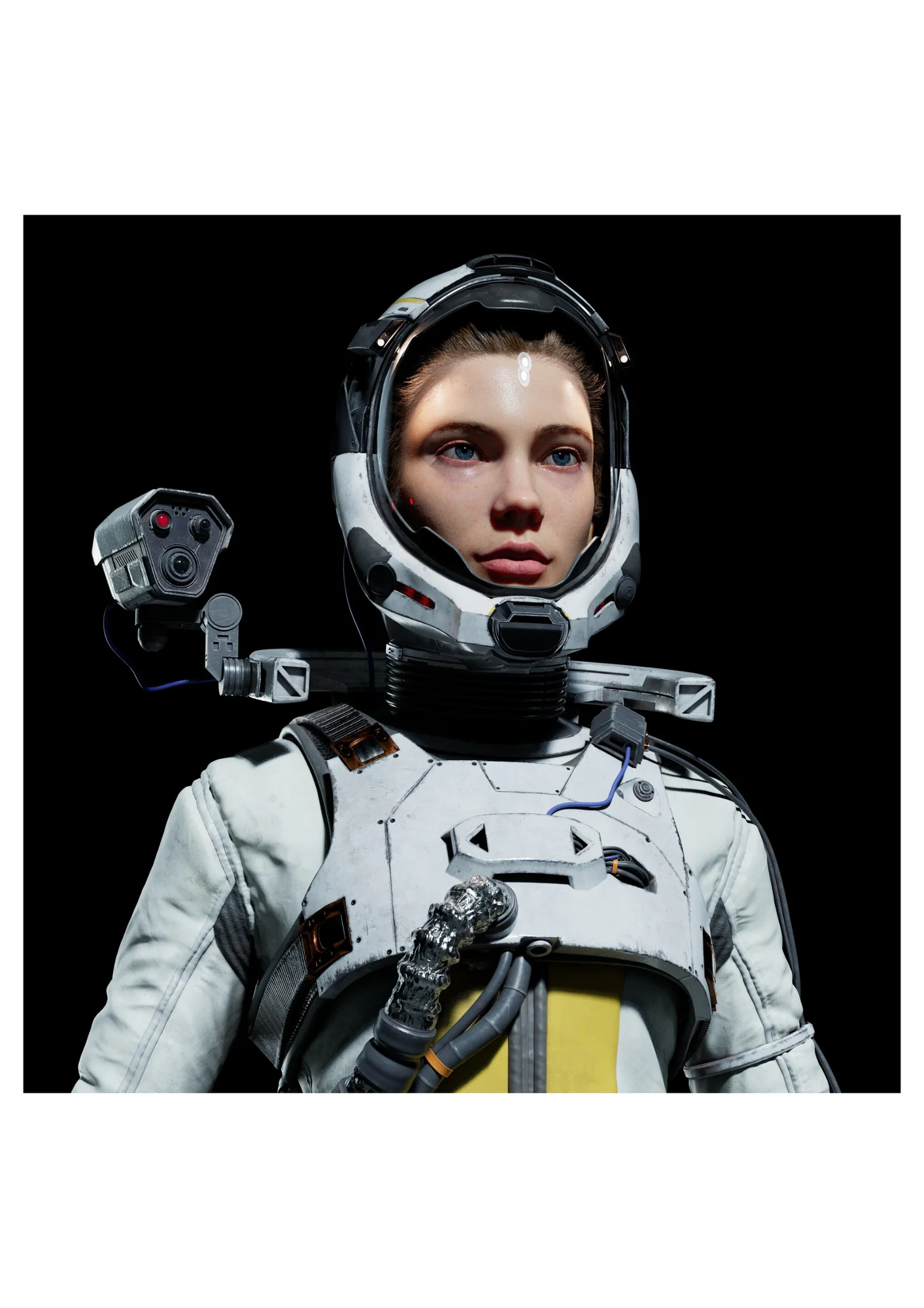 宇航员暗色背景